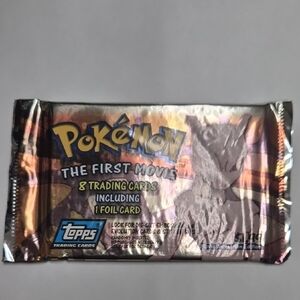 Pokémon The First Movie Trading Card Booster Pack - Holographic Silver
